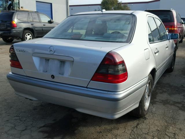 WDBHA29G9YA805317 - 2000 MERCEDES-BENZ C 280 SILVER photo 4