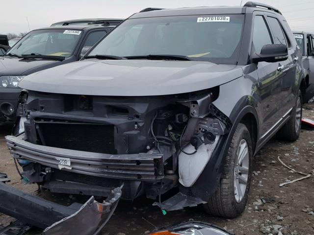 1FMHK8D80CGA80774 - 2012 FORD EXPLORER X GRAY photo 2