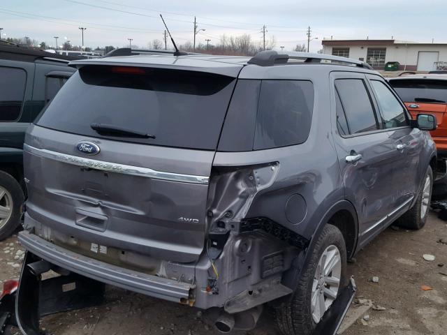 1FMHK8D80CGA80774 - 2012 FORD EXPLORER X GRAY photo 4