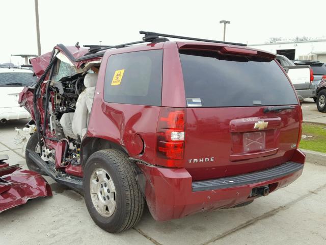 1GNFK13057R264530 - 2007 CHEVROLET TAHOE K150 RED photo 3