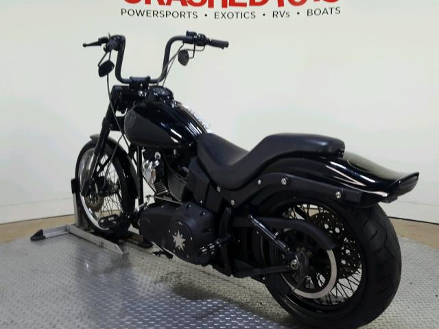 1HD1JA51X8Y028845 - 2008 HARLEY-DAVIDSON FXSTB BLACK photo 6