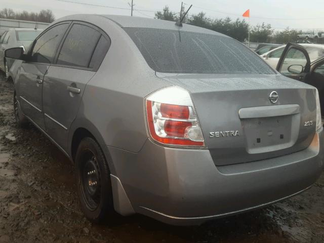 3N1AB61E97L683280 - 2007 NISSAN SENTRA 2.0 GRAY photo 3