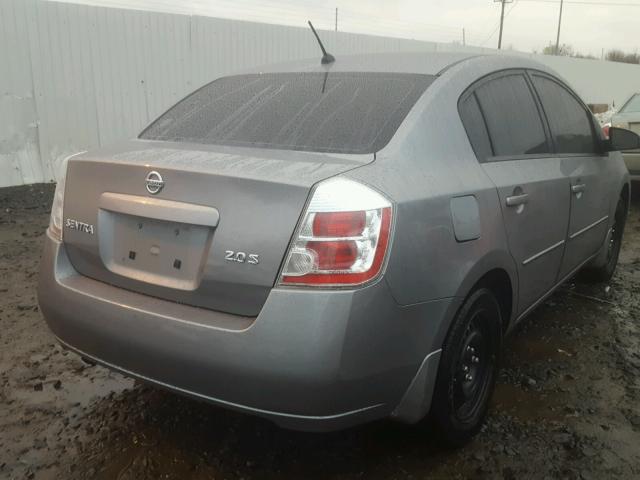 3N1AB61E97L683280 - 2007 NISSAN SENTRA 2.0 GRAY photo 4