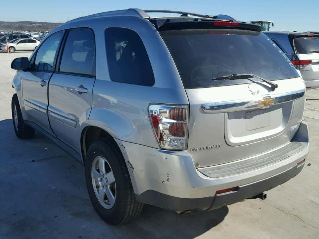 2CNDL33F286005886 - 2008 CHEVROLET EQUINOX LT SILVER photo 3