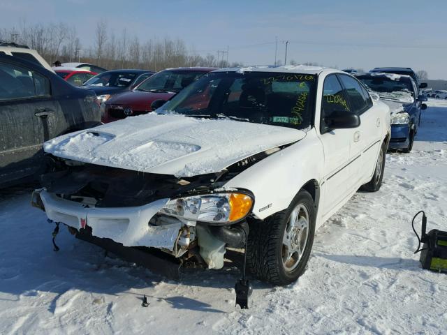 1G2NW52E13C314449 - 2003 PONTIAC GRAND AM G WHITE photo 2