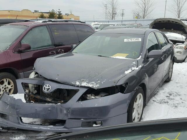 4T1BE46K87U134490 - 2007 TOYOTA CAMRY NEW GRAY photo 2