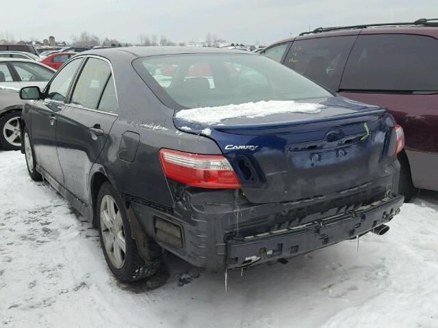 4T1BE46K87U134490 - 2007 TOYOTA CAMRY NEW GRAY photo 3