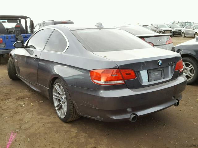 WBAWC735X8E065449 - 2008 BMW 335 XI GRAY photo 3