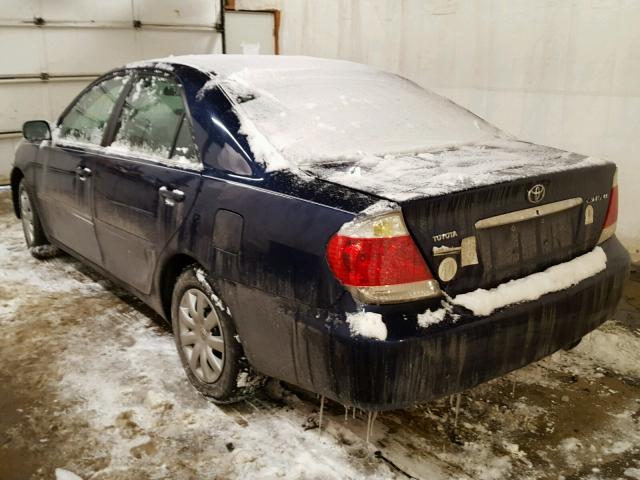 4T1BE30K46U162742 - 2006 TOYOTA CAMRY LE BLUE photo 3