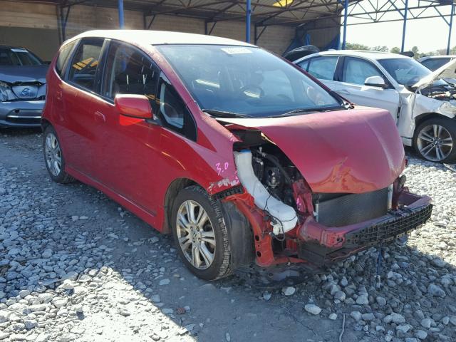 JHMGE886X9C003473 - 2009 HONDA FIT SPORT RED photo 1