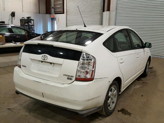 JTDKB20U793513016 - 2009 TOYOTA PRIUS WHITE photo 4