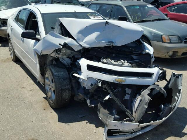 1G1ZA5E07CF399137 - 2012 CHEVROLET MALIBU LS WHITE photo 1