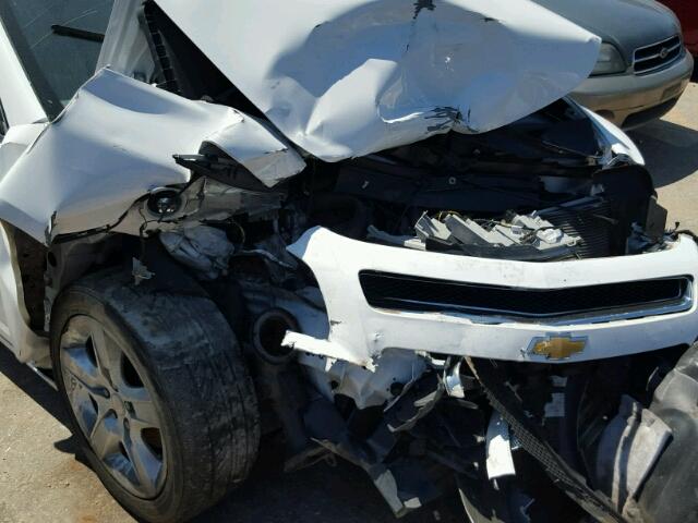 1G1ZA5E07CF399137 - 2012 CHEVROLET MALIBU LS WHITE photo 9