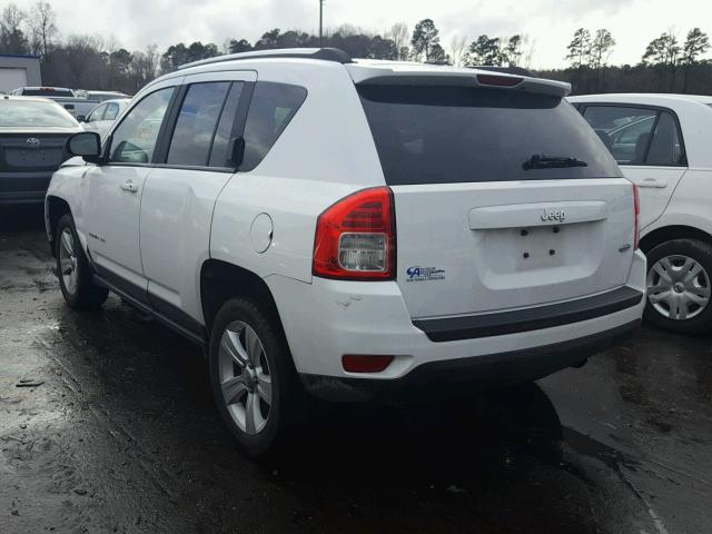 1C4NJCEA1CD580006 - 2012 JEEP COMPASS LA WHITE photo 3