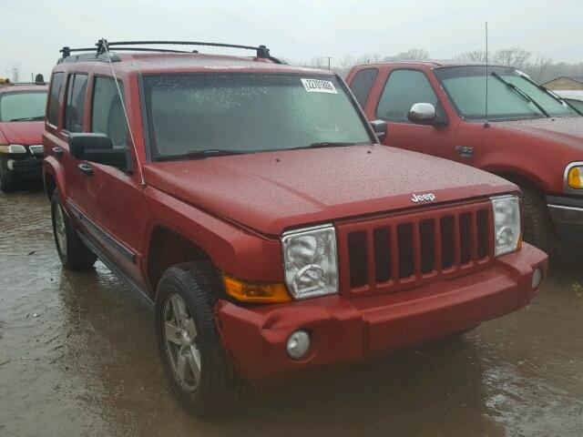 1J8HG48K66C252640 - 2006 JEEP COMMANDER MAROON photo 1
