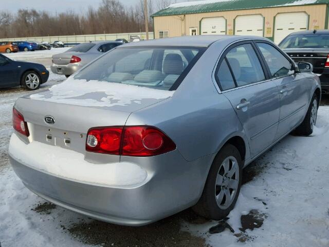 KNAGE123475143203 - 2007 KIA OPTIMA LX SILVER photo 4