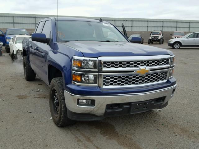 1GCVKREC5EZ204013 - 2014 CHEVROLET SILVERADO BLUE photo 1