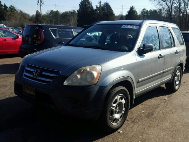 SHSRD68576U407296 - 2006 HONDA CR-V LX GRAY photo 2