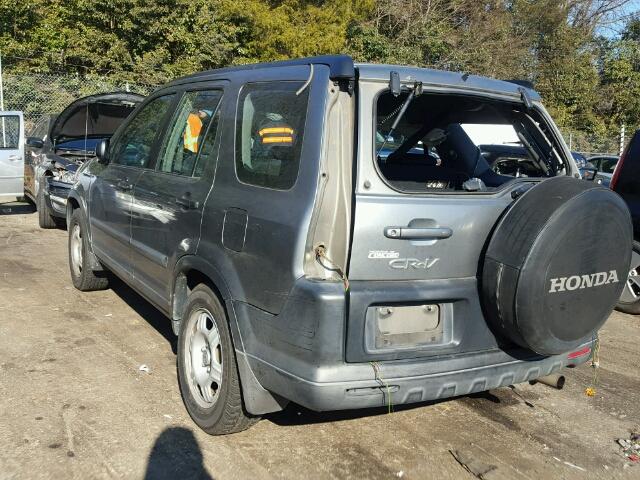 SHSRD68576U407296 - 2006 HONDA CR-V LX GRAY photo 3