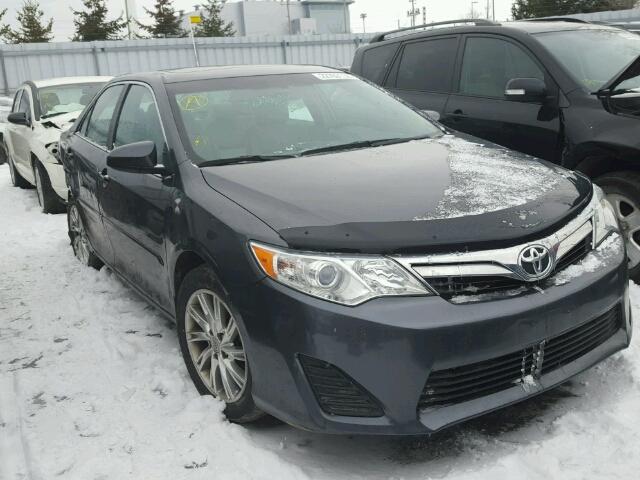 4T1BF1FK4DU674605 - 2013 TOYOTA CAMRY L GRAY photo 1