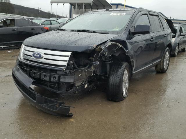 2FMDK3JC4ABB71402 - 2010 FORD EDGE SEL BLUE photo 2