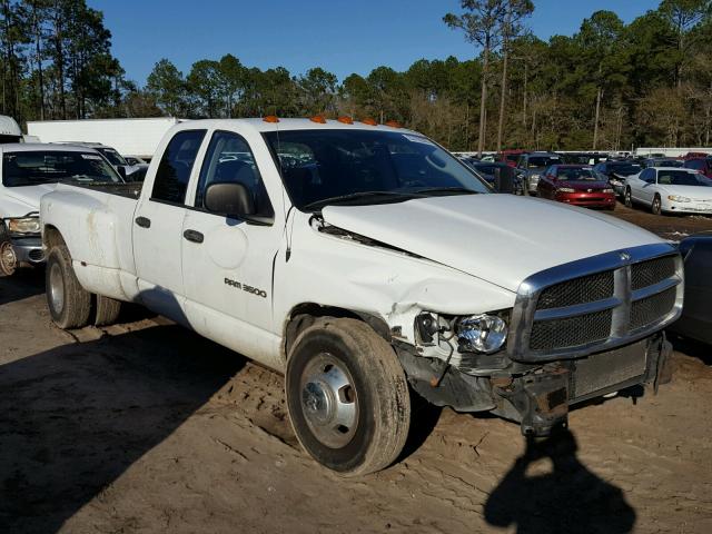 3D7MR48C25G760338 - 2005 DODGE RAM 3500 S WHITE photo 1