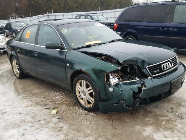 WAUED24BXYN078623 - 2000 AUDI A6 2.7T QU GREEN photo 1