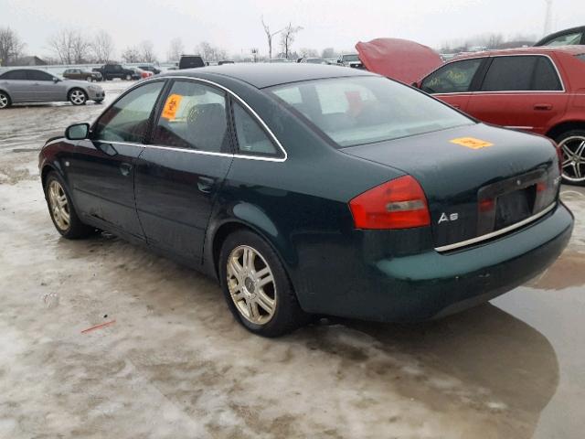 WAUED24BXYN078623 - 2000 AUDI A6 2.7T QU GREEN photo 3