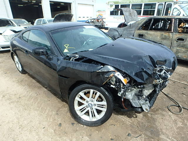 KMHHM66D37U255714 - 2007 HYUNDAI TIBURON GS BLACK photo 1