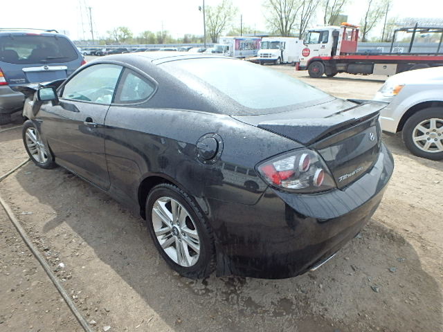 KMHHM66D37U255714 - 2007 HYUNDAI TIBURON GS BLACK photo 3