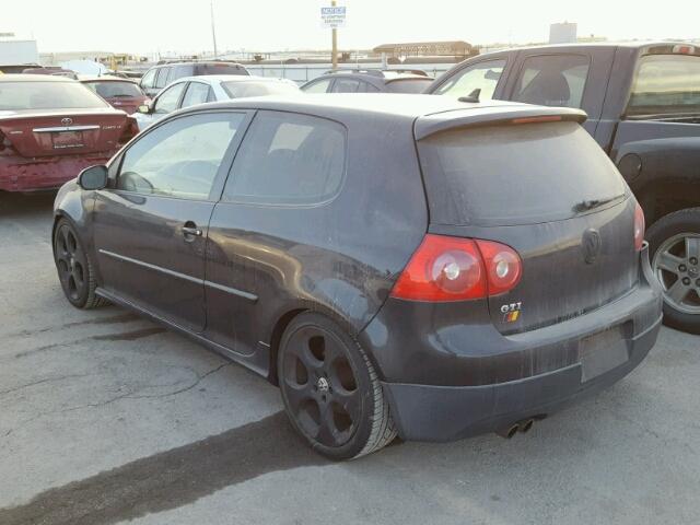 WVWEV71K07W094114 - 2007 VOLKSWAGEN NEW GTI BLACK photo 3