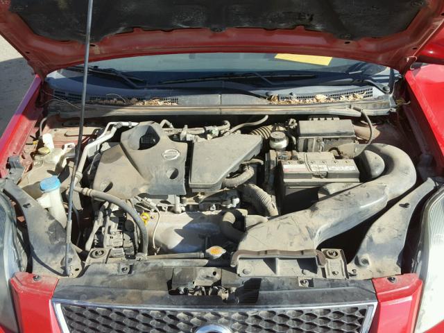 3N1BB61EX8L656661 - 2008 NISSAN SENTRA SE- RED photo 7