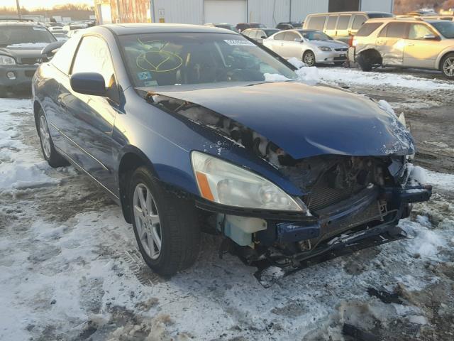 1HGCM82704A021359 - 2004 HONDA ACCORD EX BLUE photo 1