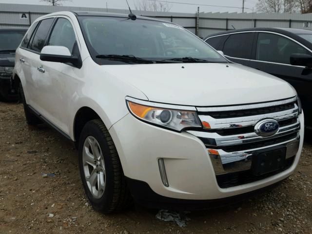 2FMDK3JC1BBB54820 - 2011 FORD EDGE SEL WHITE photo 1