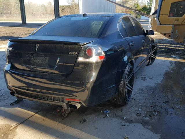 6G2EC57Y58L147244 - 2008 PONTIAC G8 GT BLACK photo 4