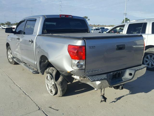 5TBEV54168S474446 - 2008 TOYOTA TUNDRA CRE GRAY photo 3