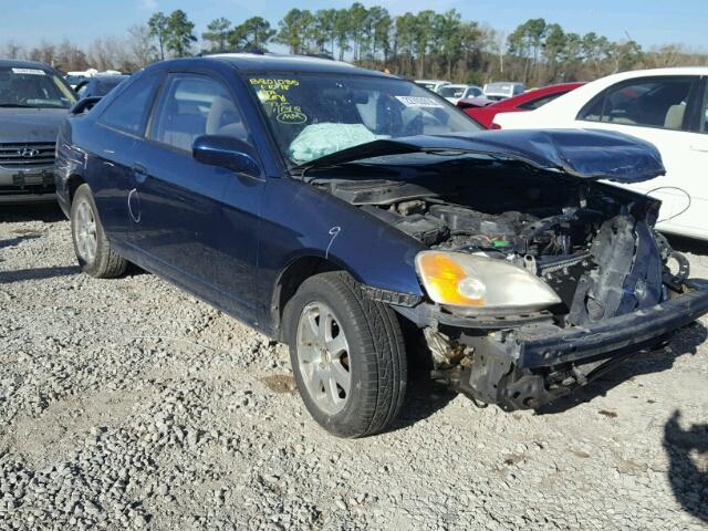 1HGEM22063L069864 - 2003 HONDA CIVIC EX BLUE photo 1