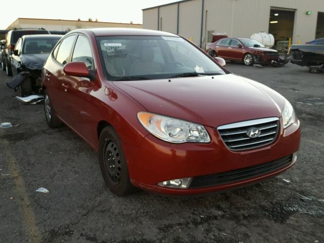 KMHDU46D19U596759 - 2009 HYUNDAI ELANTRA GL RED photo 1