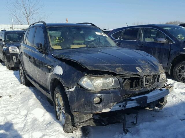 WBXPC73428WE51846 - 2008 BMW X3 3.0I BLUE photo 1