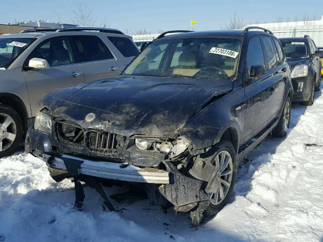 WBXPC73428WE51846 - 2008 BMW X3 3.0I BLUE photo 2