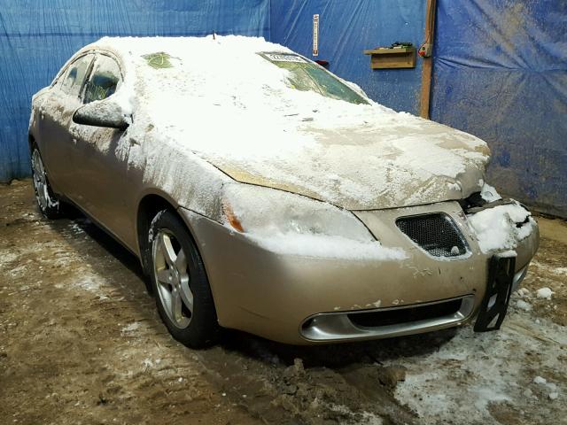 1G2ZG57N284185842 - 2008 PONTIAC G6 BASE TAN photo 1