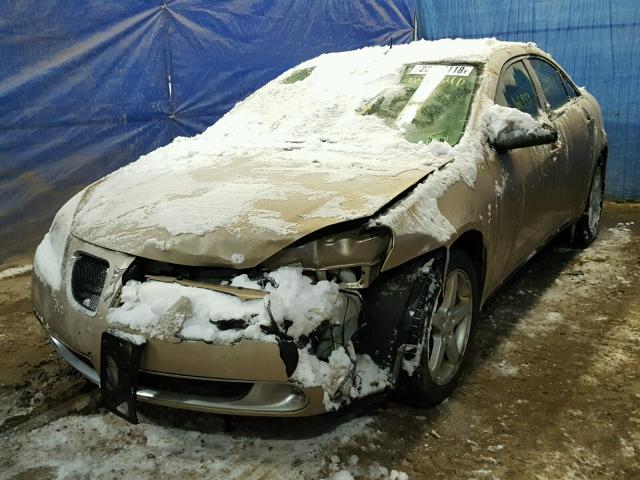 1G2ZG57N284185842 - 2008 PONTIAC G6 BASE TAN photo 2