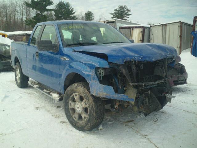 1FTEX1E86AFA57842 - 2010 FORD F150 SUPER BLUE photo 1