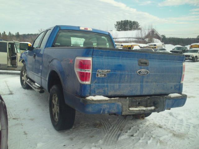 1FTEX1E86AFA57842 - 2010 FORD F150 SUPER BLUE photo 3