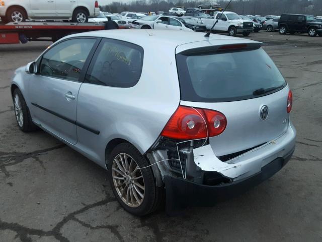 WVWBS71K37W220316 - 2007 VOLKSWAGEN RABBIT SILVER photo 3