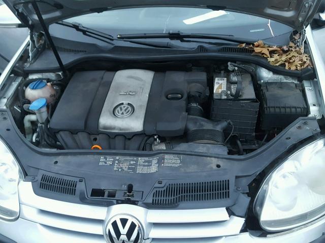 WVWBS71K37W220316 - 2007 VOLKSWAGEN RABBIT SILVER photo 7