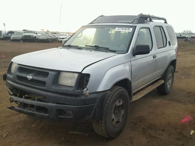 5N1ED28T1YC531038 - 2000 NISSAN XTERRA XE SILVER photo 2