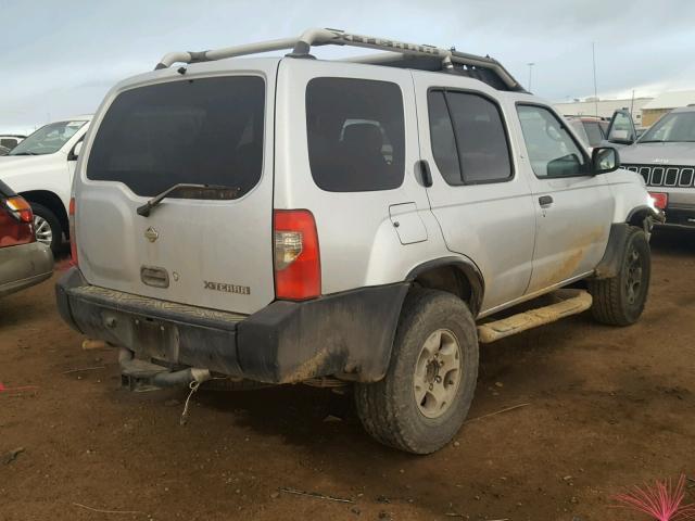 5N1ED28T1YC531038 - 2000 NISSAN XTERRA XE SILVER photo 4