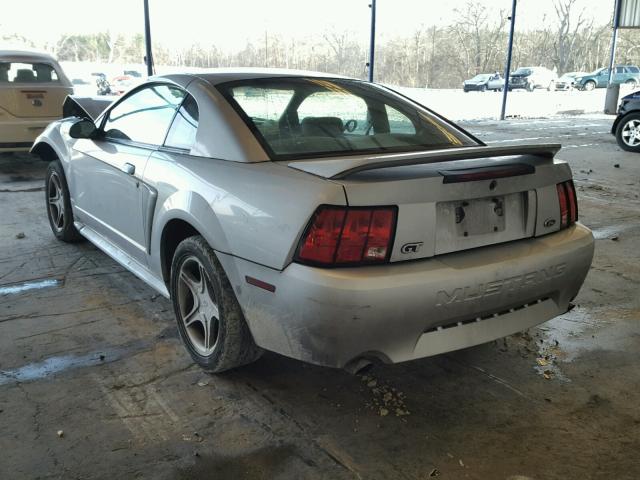 1FAFP42X0YF130611 - 2000 FORD MUSTANG GT SILVER photo 3