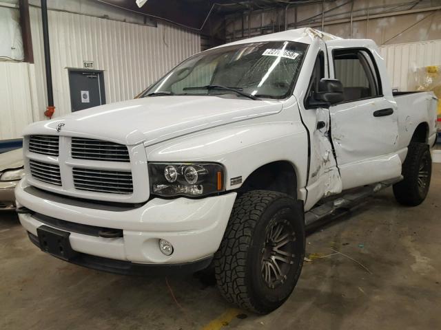 1D7KU28D13J655885 - 2003 DODGE RAM 2500 S WHITE photo 2